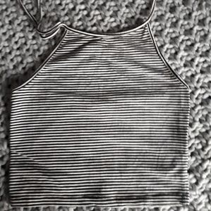 Halter cropped top